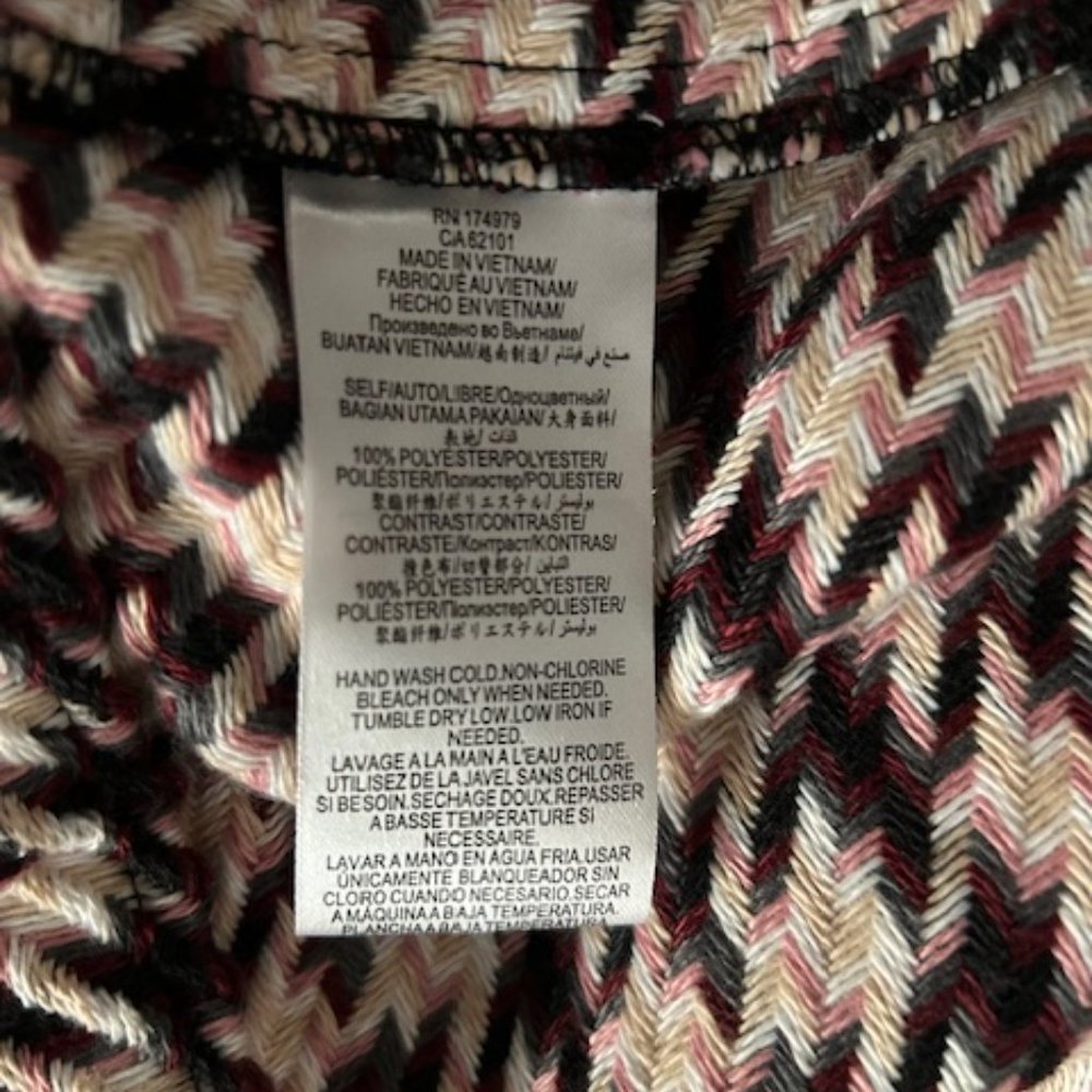 Bcbgeneration Houndstooth Boucle Jacket Size Xs - image 8